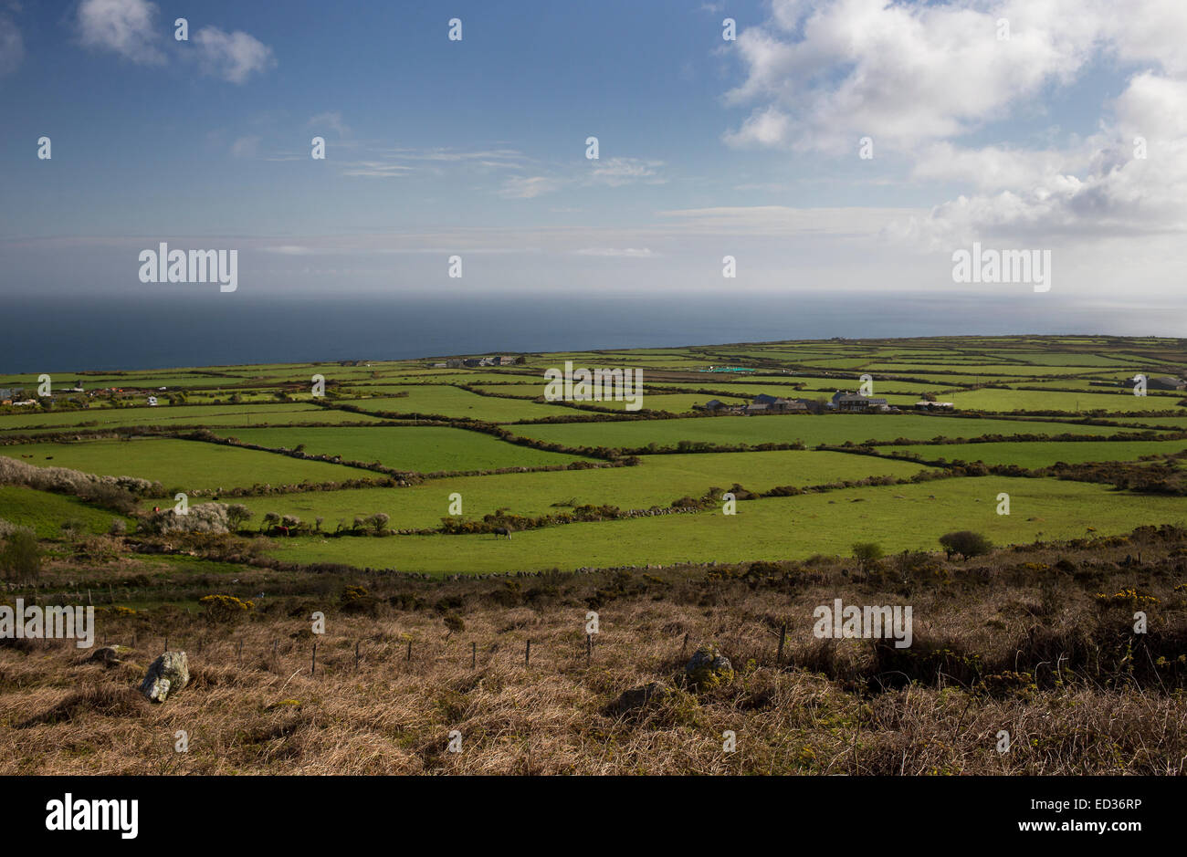 Coastal farmland on the Land's End Peninsula, between Zennor and St