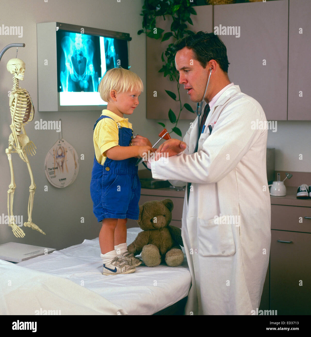 Dr. Gary Ferguson and Bucky Brownell Stock Photo