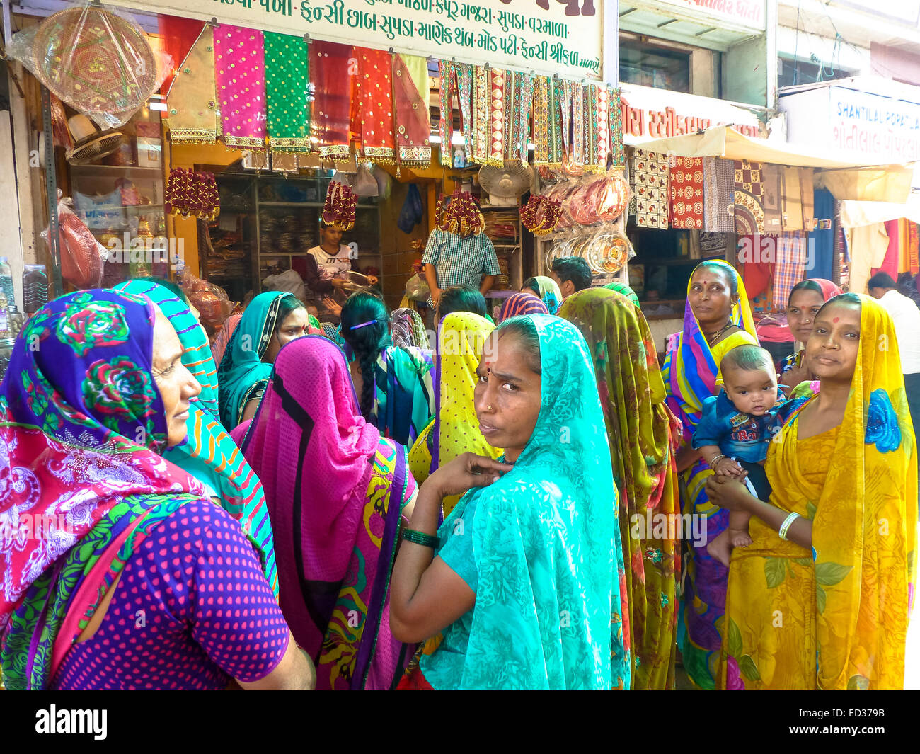 women in the streets of ahmedabad in gujarat india Stock Photo - Alamy