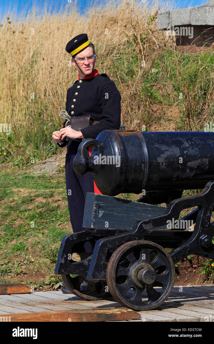 Gun crew, Halifax Citadel National Historic Site, Halifax, Nova Scotia