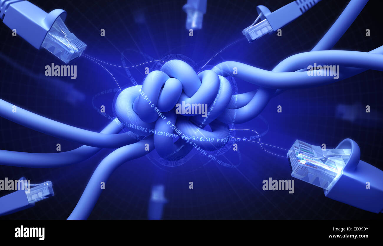 Internet cable network hi-res stock photography and images - Alamy