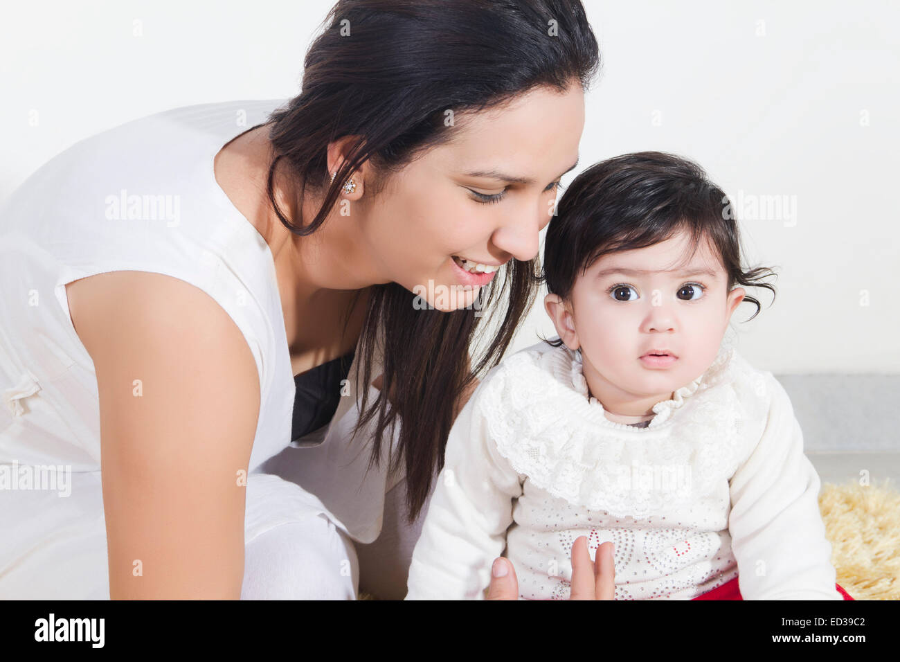 indian Mother New Beginning baby caring Stock Photo Alamy
