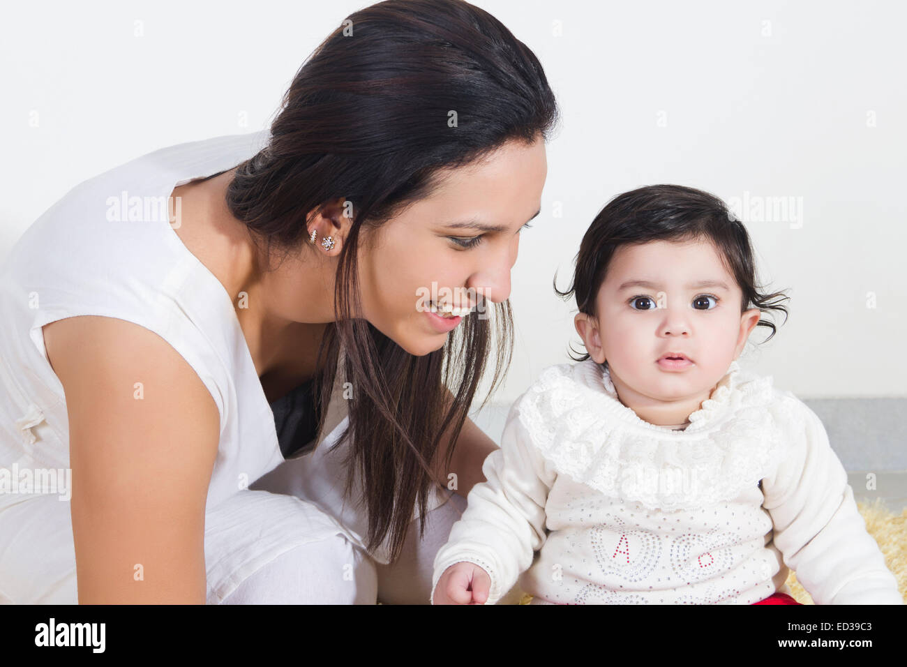 indian Mother New Beginning baby caring Stock Photo Alamy