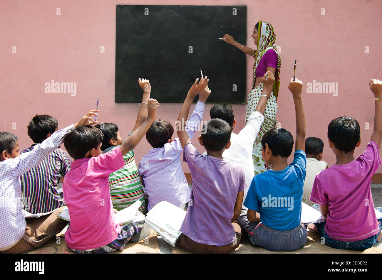 Indian saree teacher board hi-res stock photography and images - Alamy