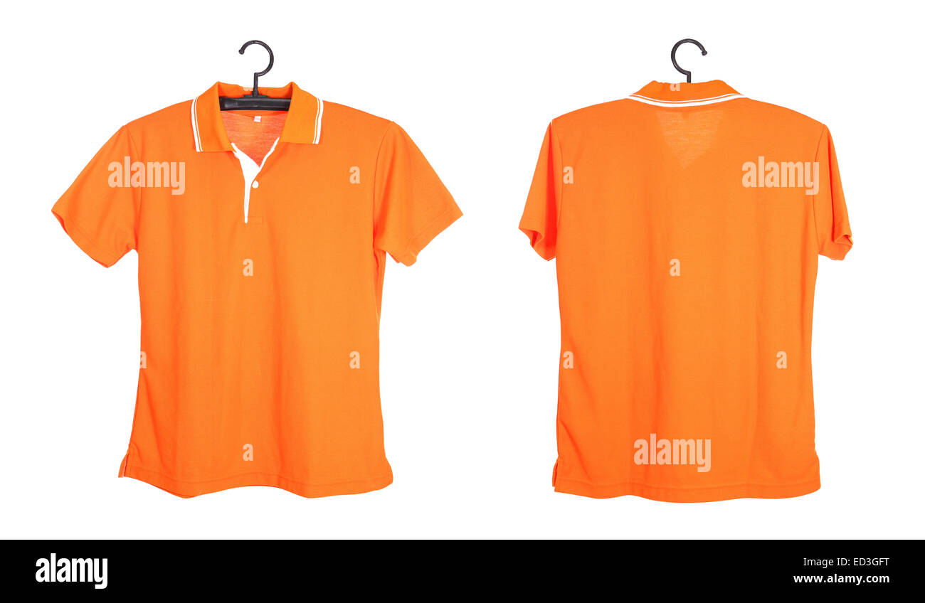 Polo Shirt Design Orange