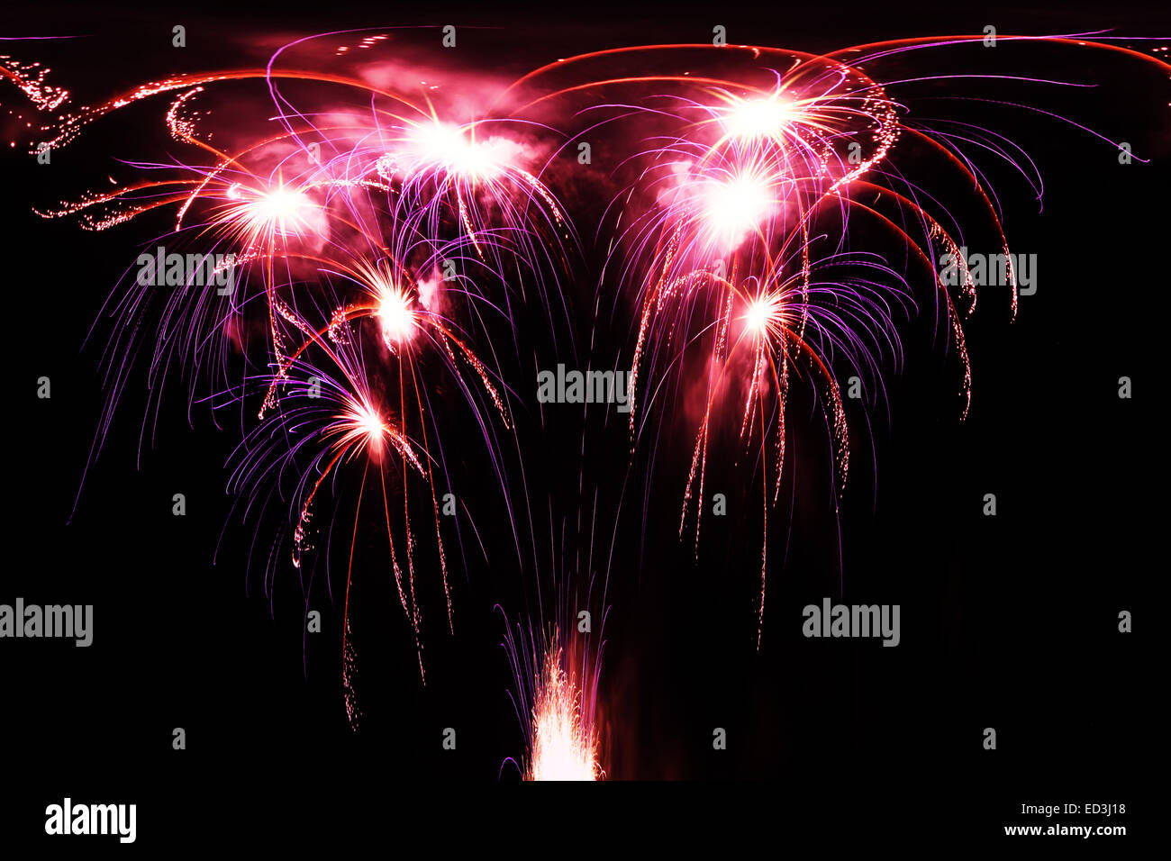 Red rocket firework hi-res stock photography and images - Alamy