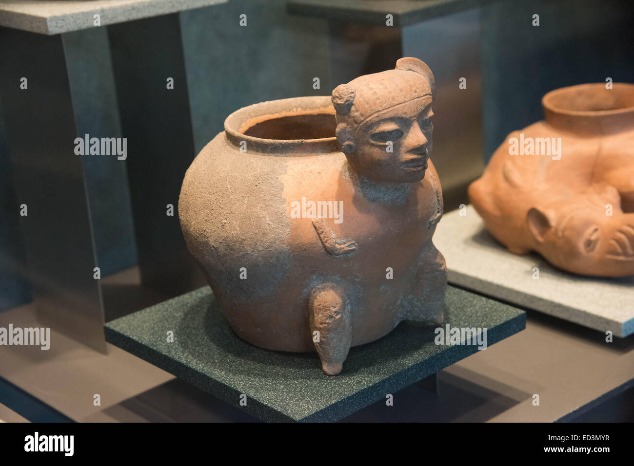 The National Museum of Anthropology,Mexico city,Mexico culture of Teotihuacan Stock Photo