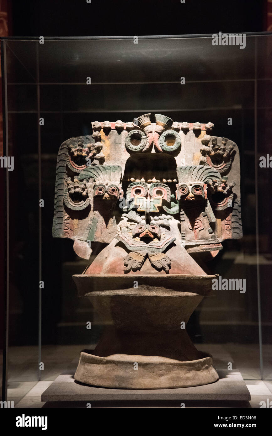The National Museum of Anthropology,Mexico city,Mexico culture of Teotihuacan Stock Photo