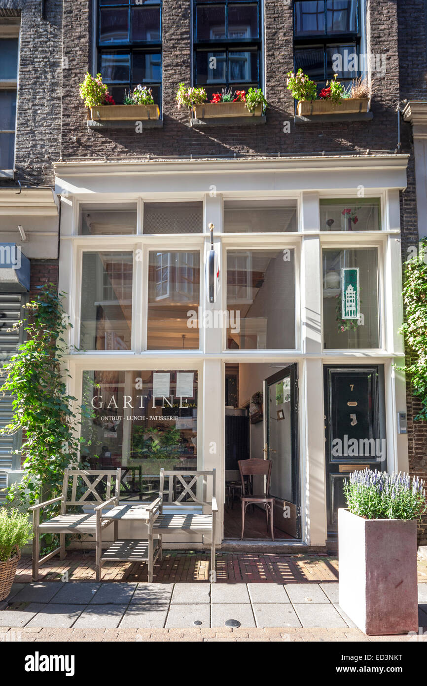 restaurant gartine amsterdam exterior. breakfast lunch high tea