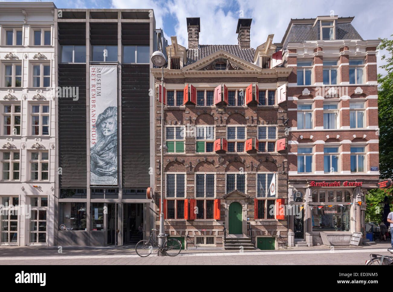 Amsterdam The Rembrandt House Museum, Het Rembrandthuis, Rembrandt Huis. Stock Photo