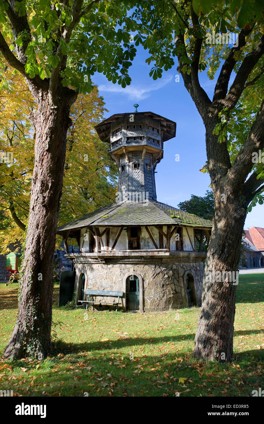 Pigeon house near Kloster Oelinghausen convent, Arnsberg, North Rhine-Westphalia, Germany, Europe, Taubenhaus bei Kloster Oeling Stock Photo