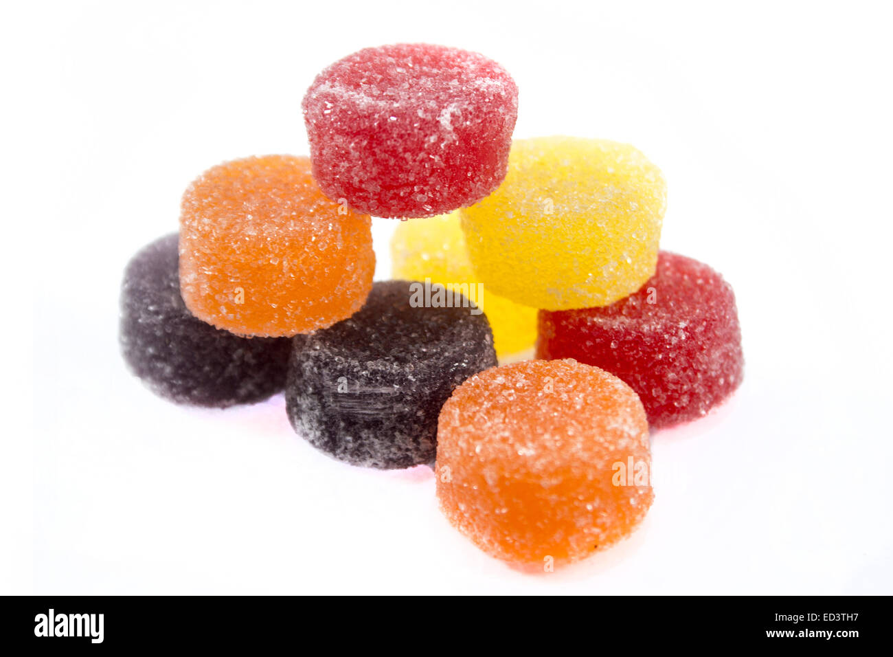 Campino boiled sweets, fruit and yogurt flavours Stock Photo - Alamy
