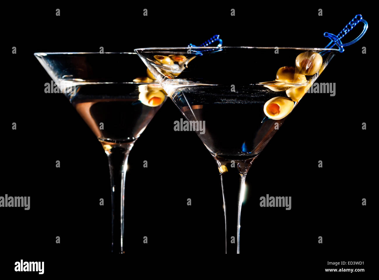 Martini glass with olive hi-res stock photography and images - Alamy