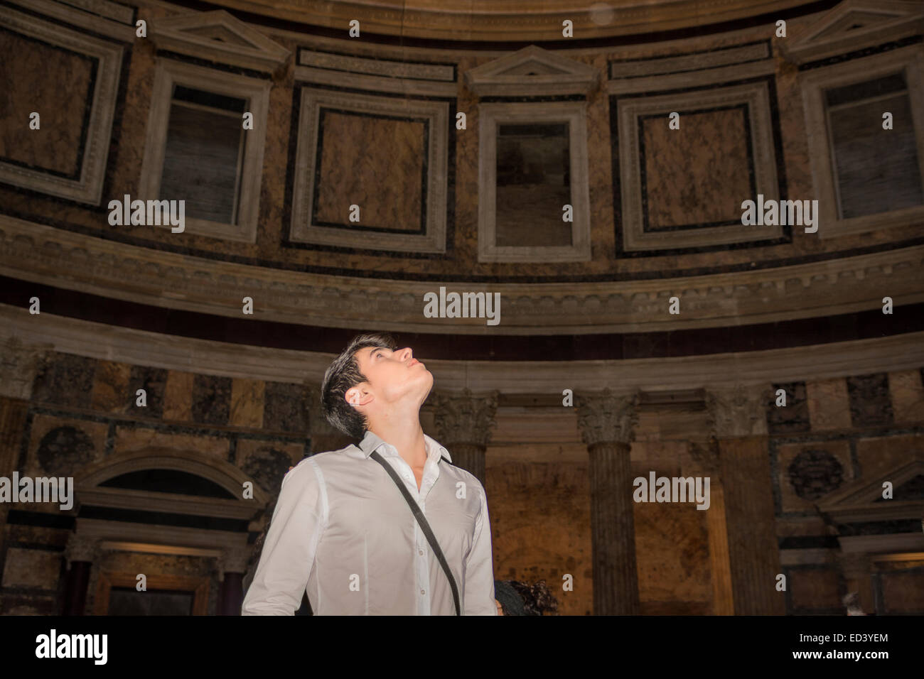 Male tourist rome hi-res stock photography and images - Alamy