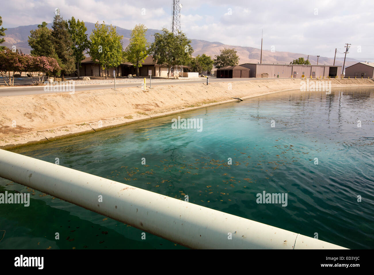 The Arvin Edison water storage district in the Central Valley