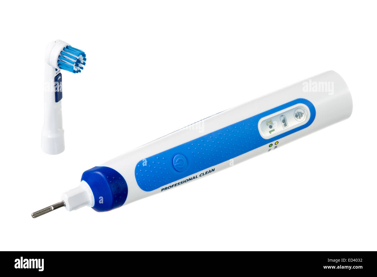 Electrical toothbrush isolated on white Stock Photo - Alamy