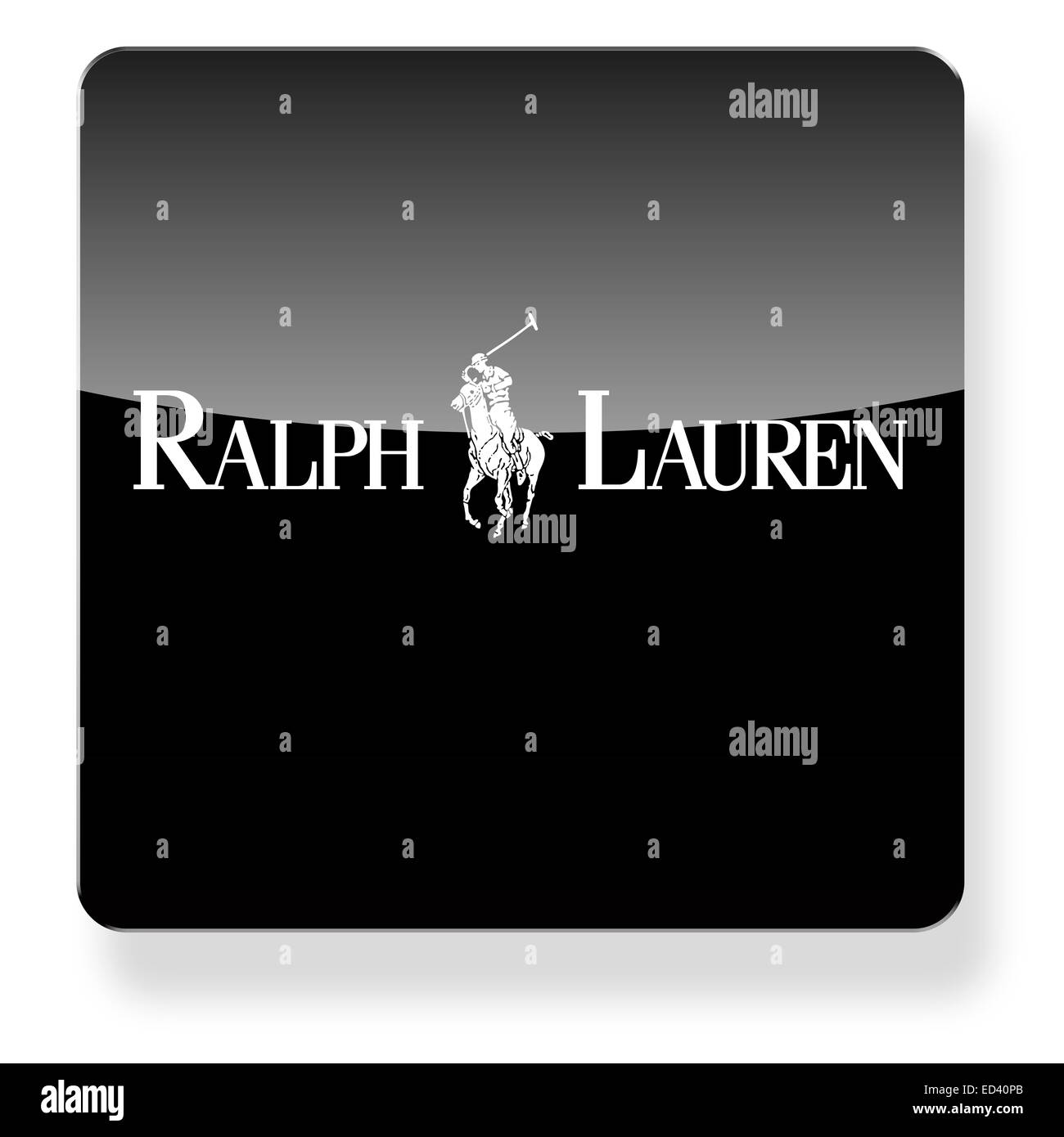 Ralph Lauren logo as an app icon. Clipping path included Stock Photo - Alamy