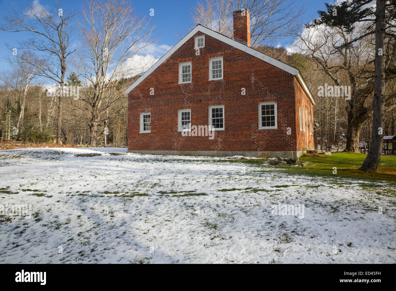 Brickett Place on Evans Notch Road in Stow, Maine USA. Thisi is a 19th