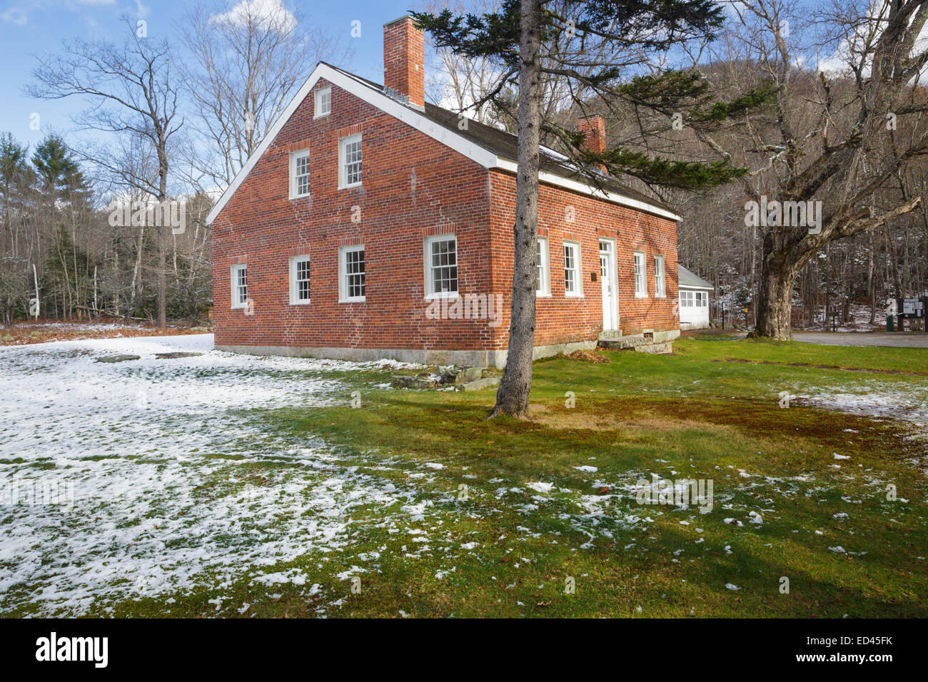 Brickett Place on Evans Notch Road in Stow, Maine USA. Thisi is a 19th