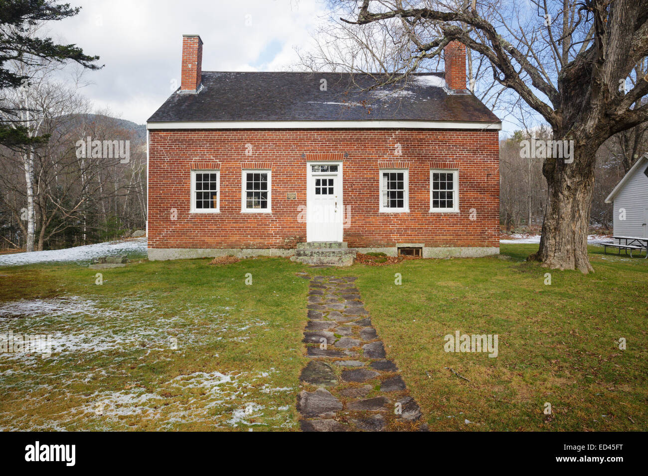 Brickett Place on Evans Notch Road in Stow, Maine USA. Thisi is a 19th