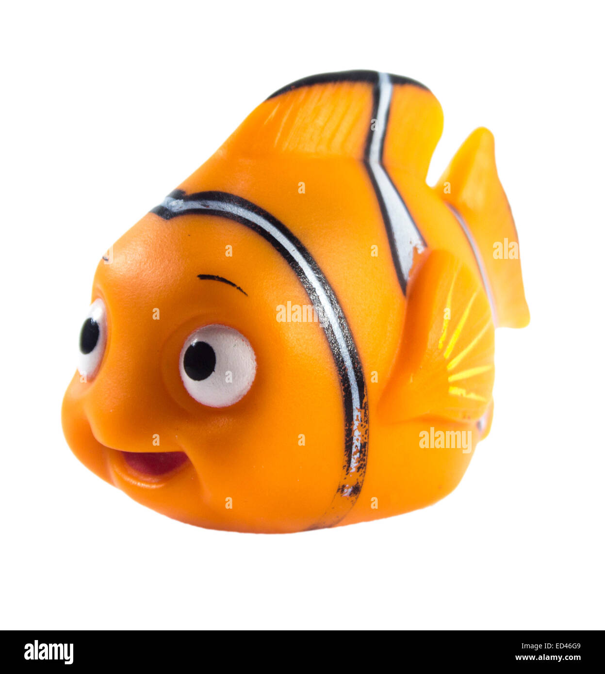 Amman, Jordan - November  1, 2014: Marlin cartoon fish toy character of Finding Nemo movie from Disney Pixar animation studio. Stock Photo
