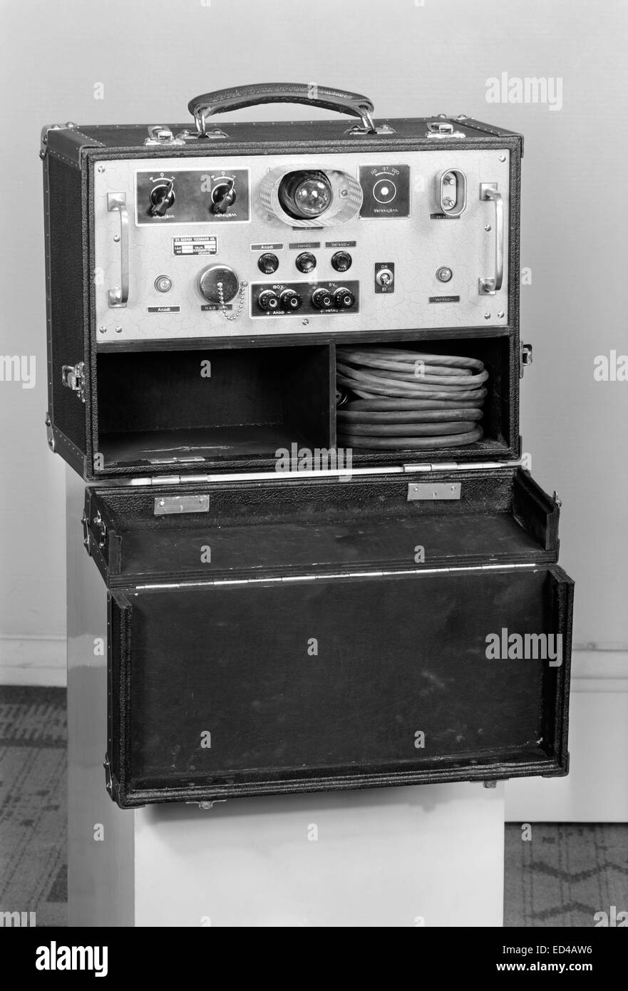 Rectifier for the Olympia 40/3 distributing amplifier made for the cancelled 1940 Olympic Games, ca. 1940 Stock Photo