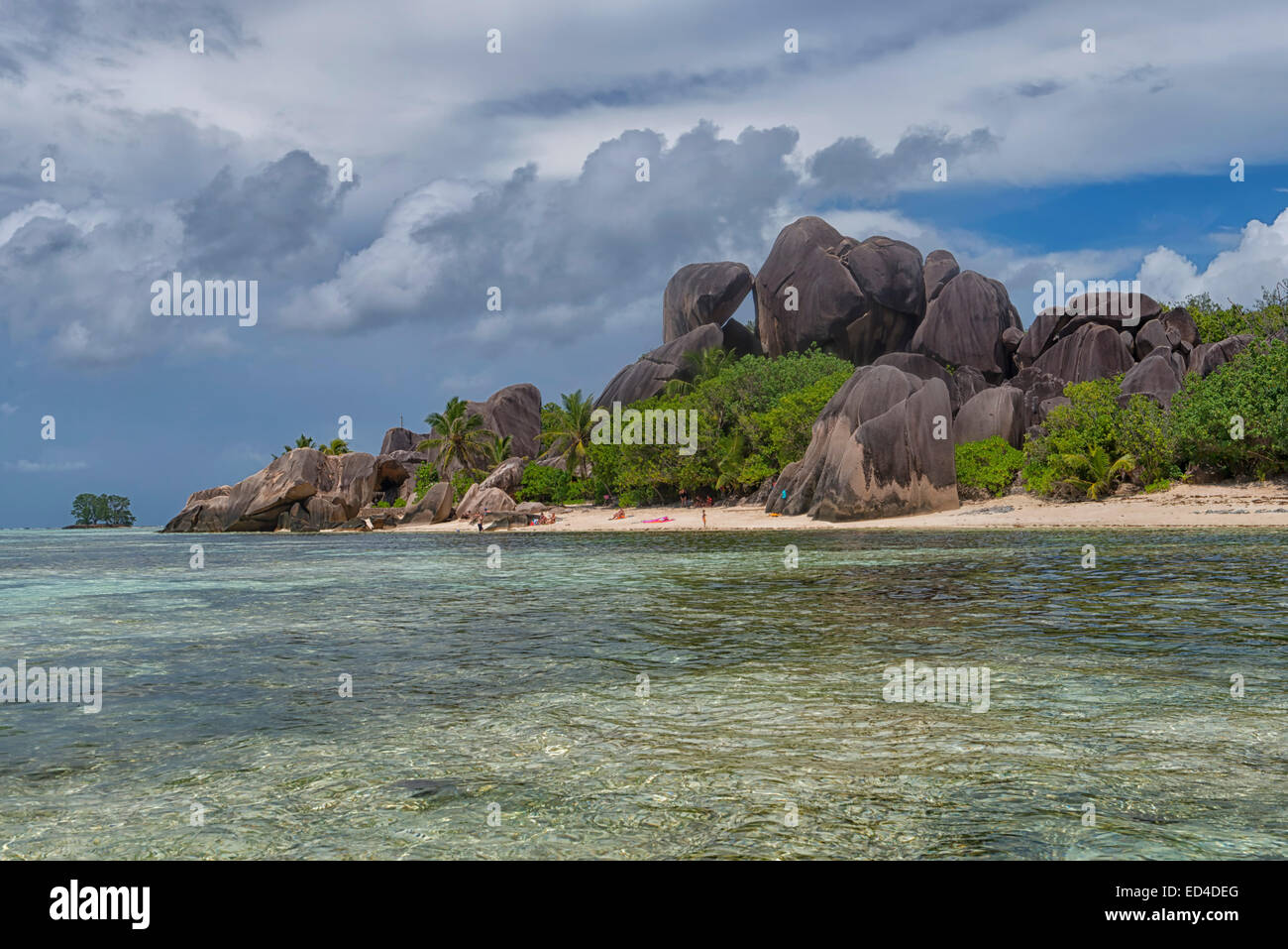 Anse Source d'Argent Beach in La Digue, Seychelles Stock Photo