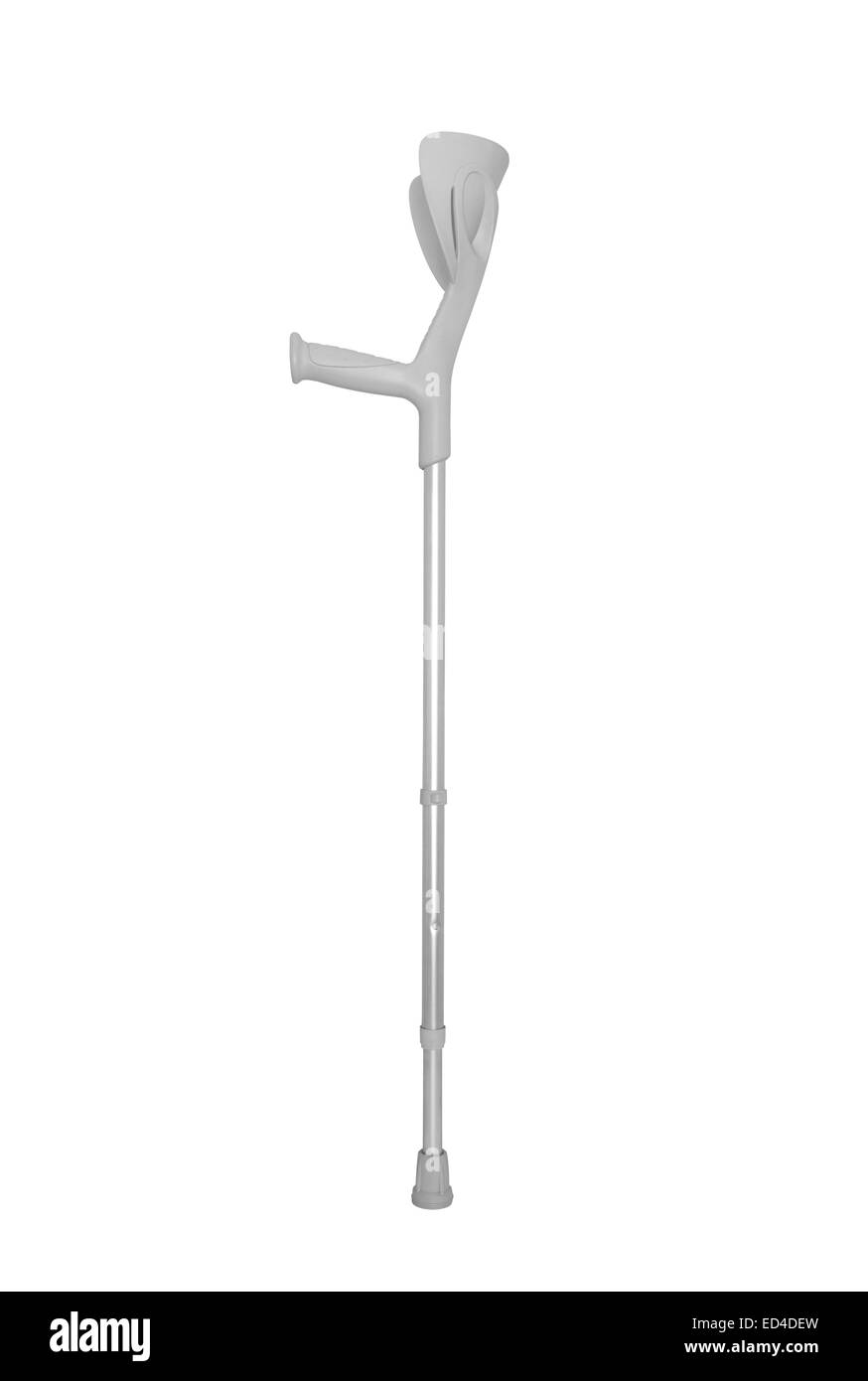 Crutch isolated on white with clipping path Stock Photo Alamy