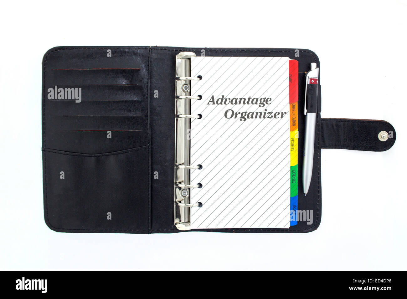 Blank notebook, copybook, personal organizer on white Stock Photo Alamy