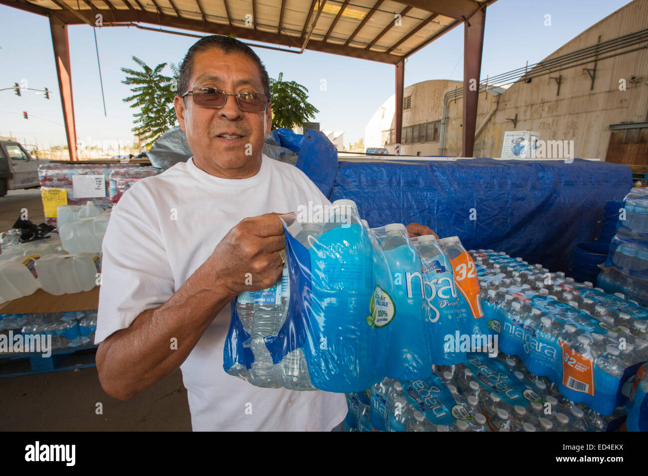 A water charity in Porterville, California supplying water to