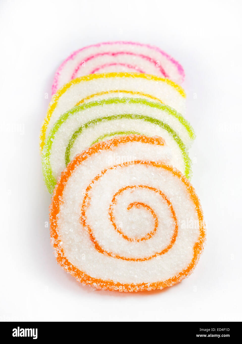 Colorful jelly candies isolated on white background Stock Photo - Alamy