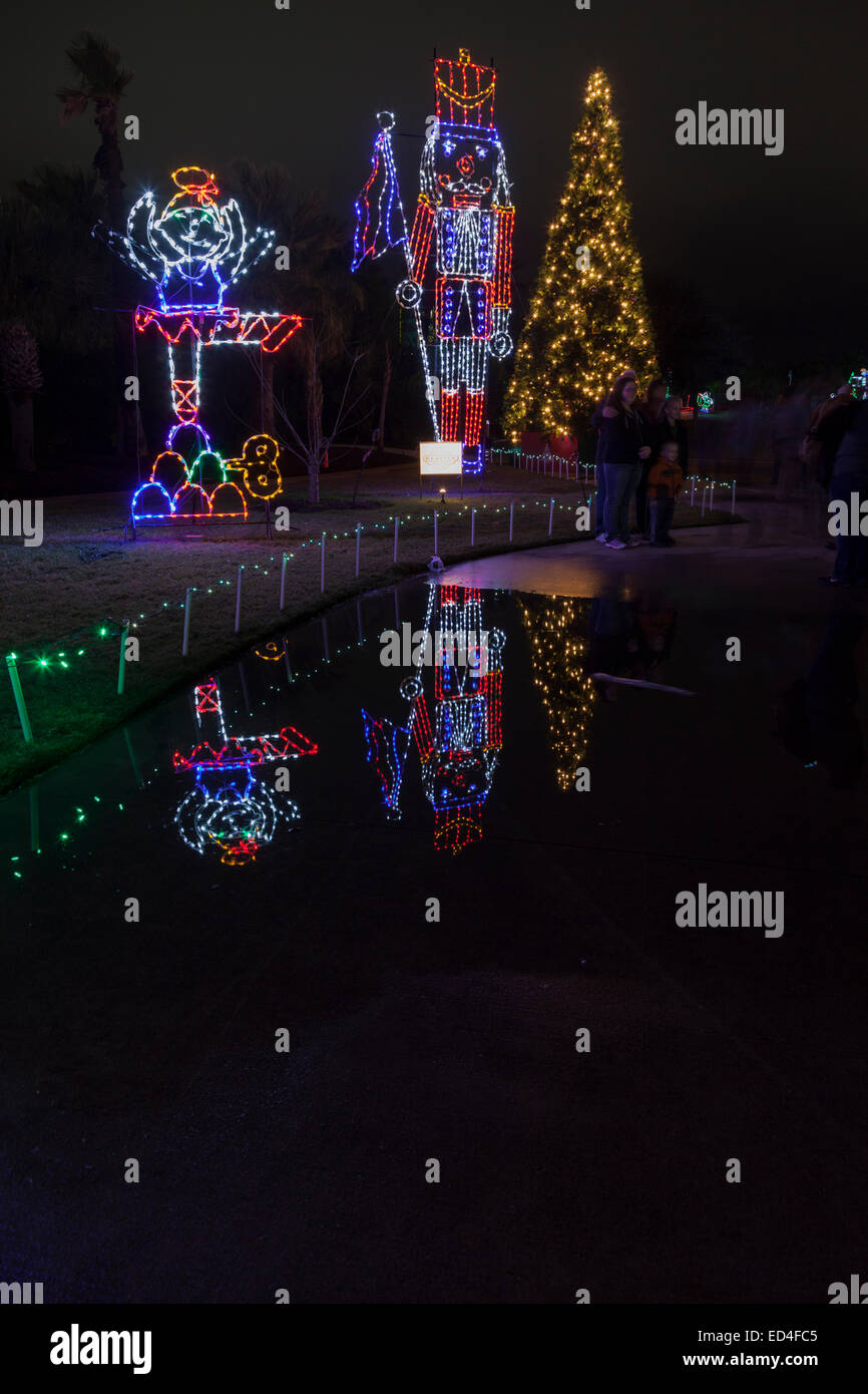 Festival of Lights Holiday celebration at Moody Gardens in Galveston