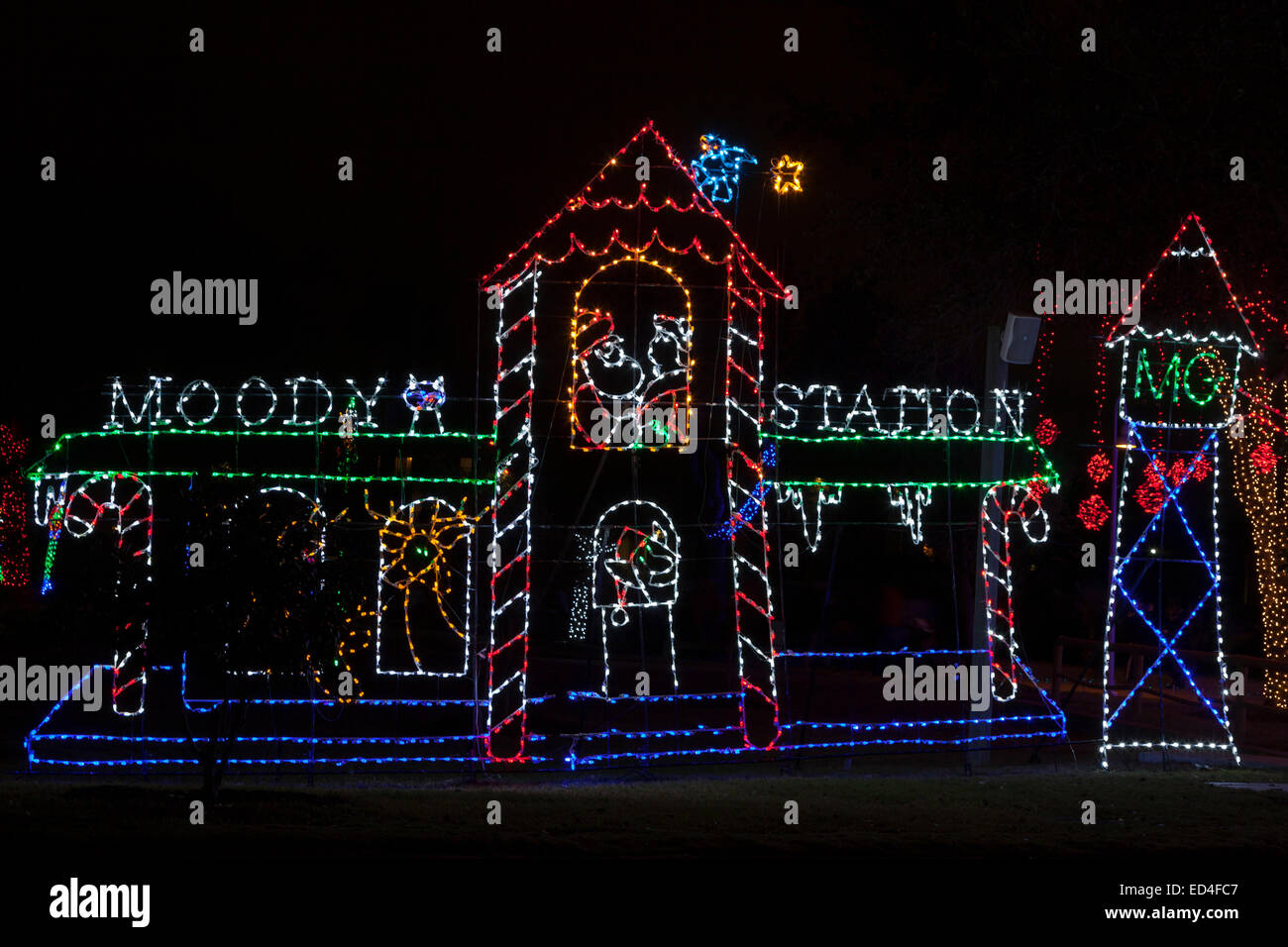 Festival of Lights Holiday celebration at Moody Gardens in Galveston