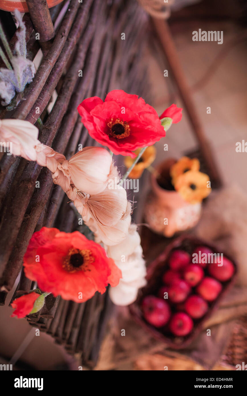Traditional ukrainian decorations of interiors Stock Photo Alamy