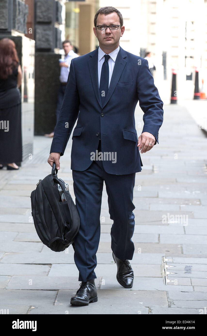 Arrivals at the Old Bailey for the phone-hacking trial Featuring: Andy ...