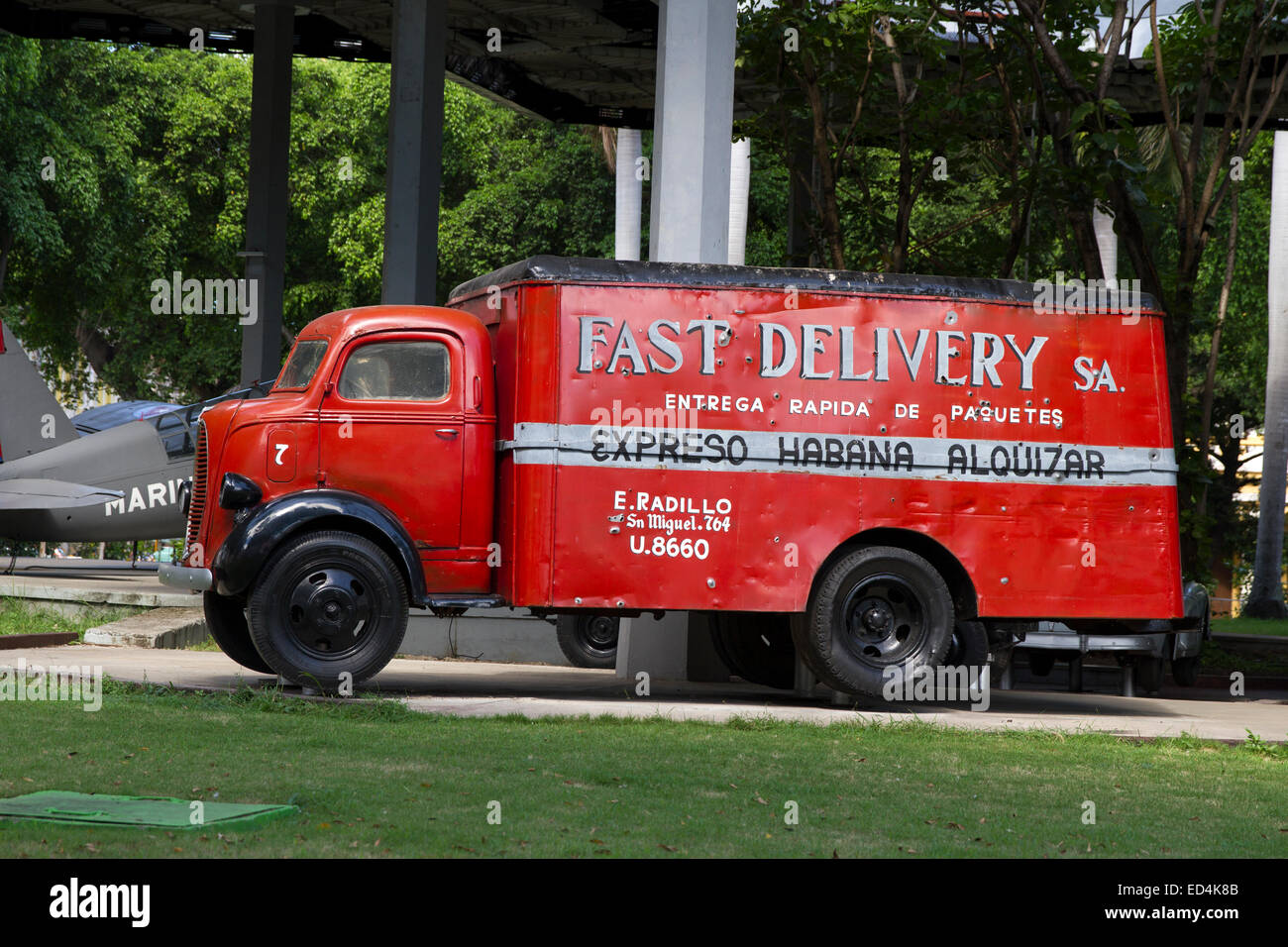 Old Delivery Truck Stock Photo