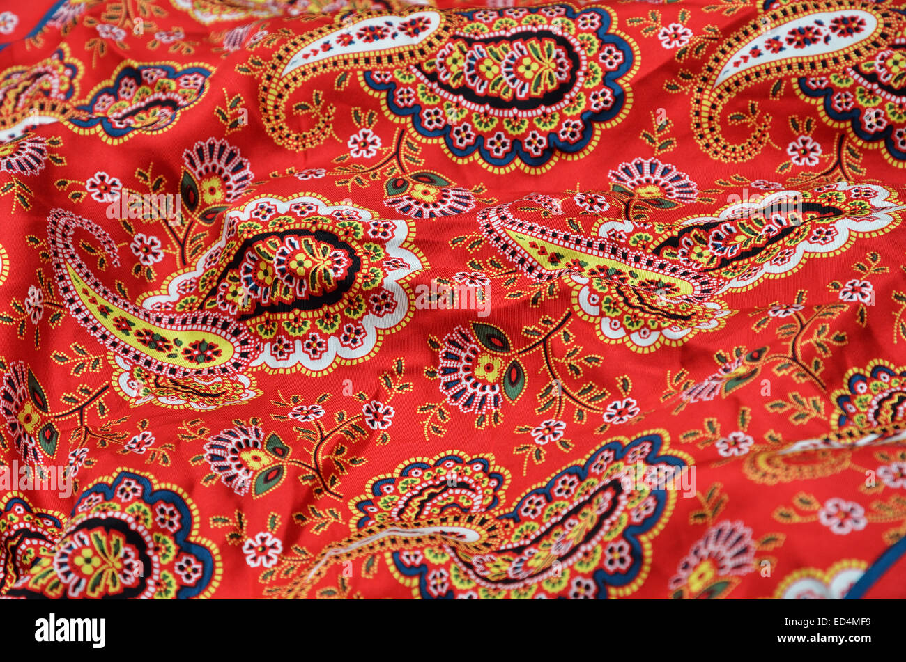 Background of the Paisley shawl Stock Photo