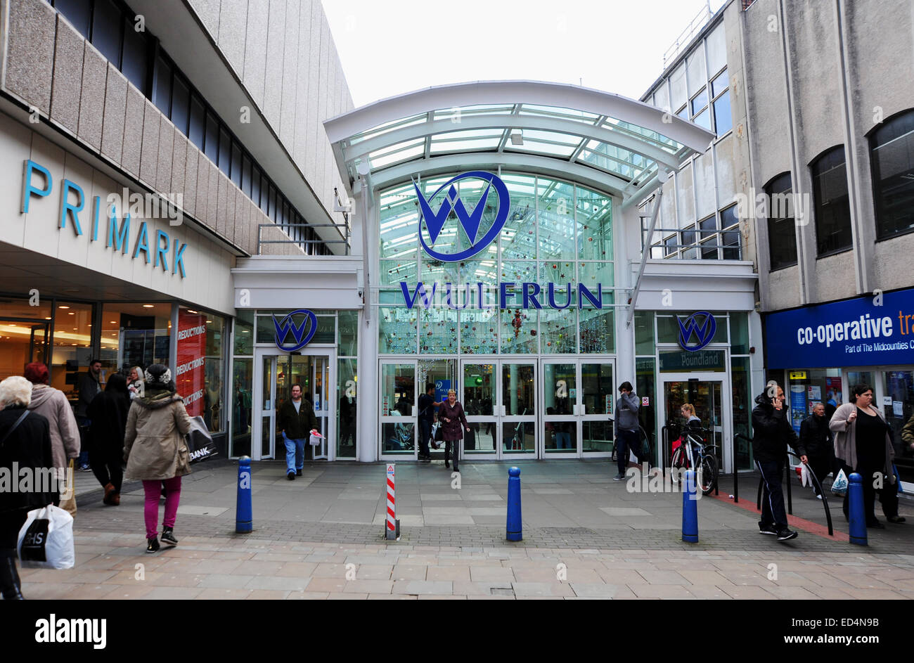 Wolverhampton West Midlands UK The Wulfrun shopping centre Stock