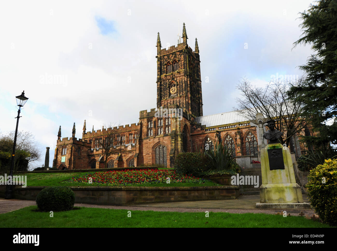 Wolverhampton West Midlands UK - St Peter's Collegiate Church is the