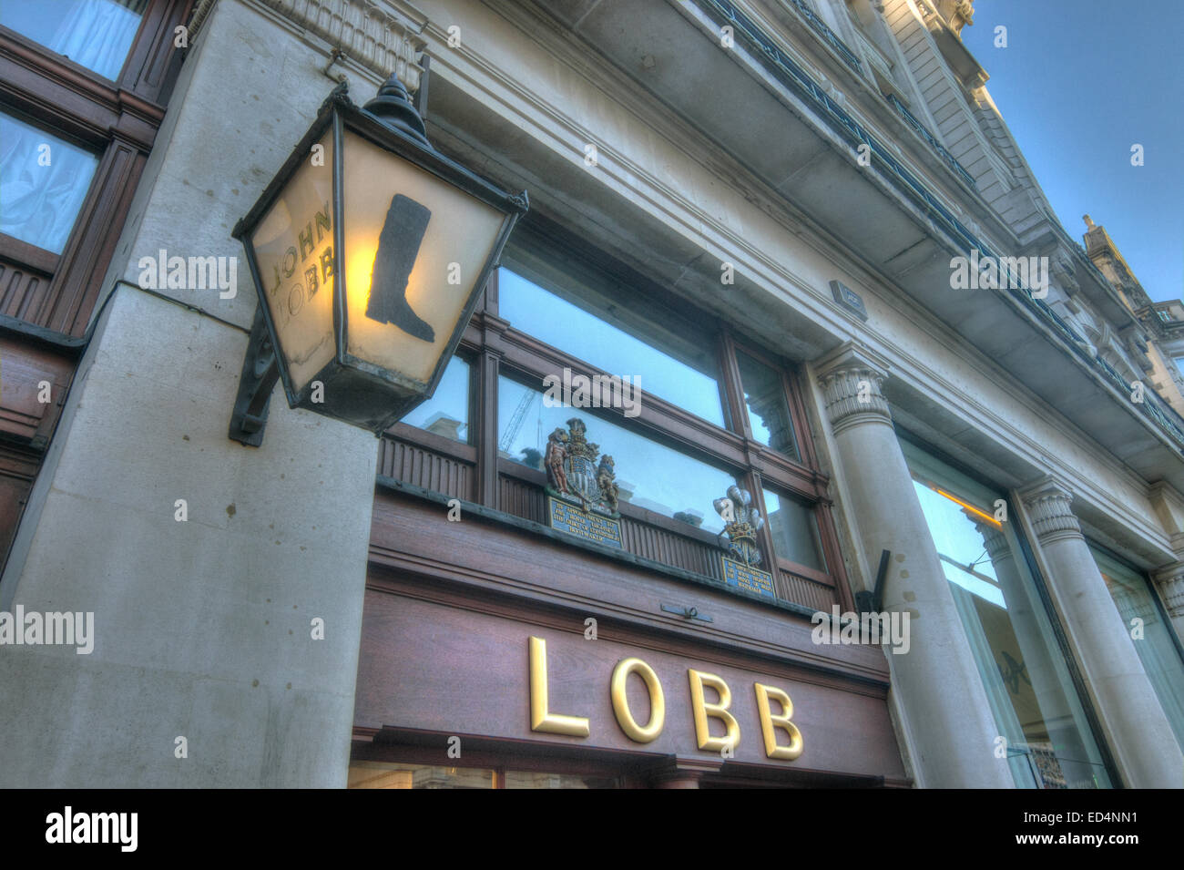 lobb shoemakers  London  hand made shoes  St James Stock Photo