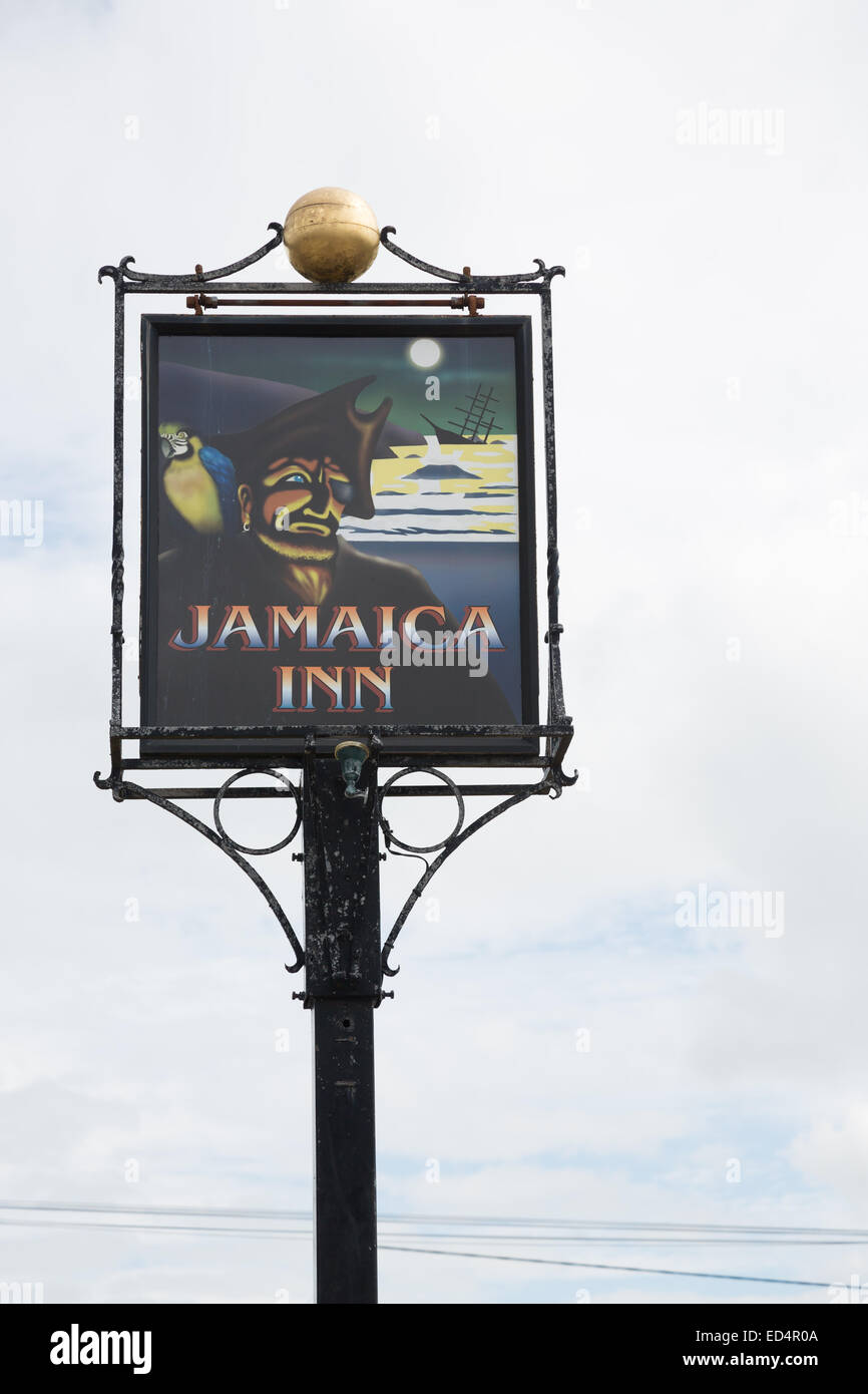 Jamaica Inn in Altarnun near Bodmin, Cornwall, UK. Stock Photo