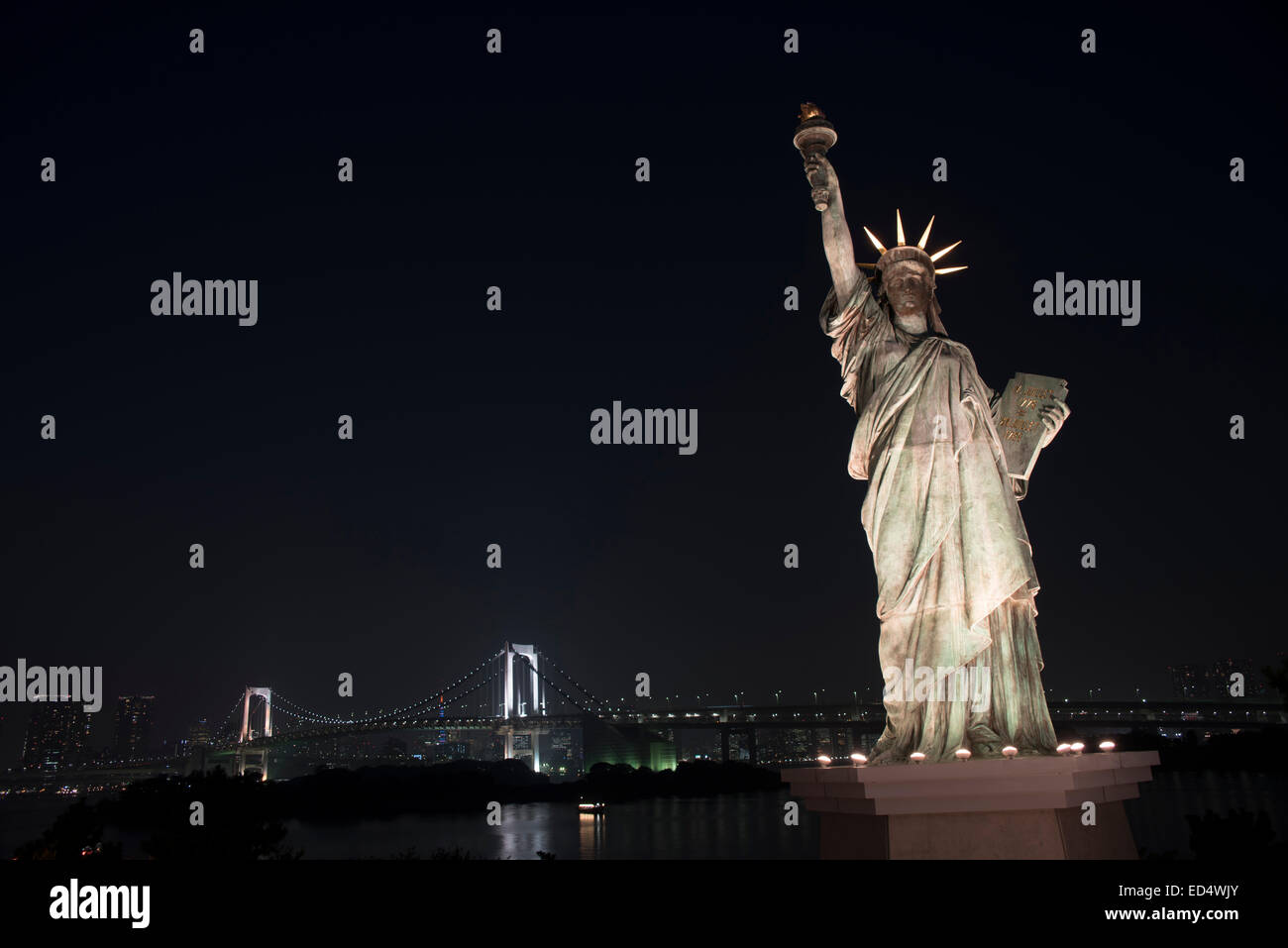 Statue of Liberty, Odaiba, Tokyo, Japan Stock Photo Alamy