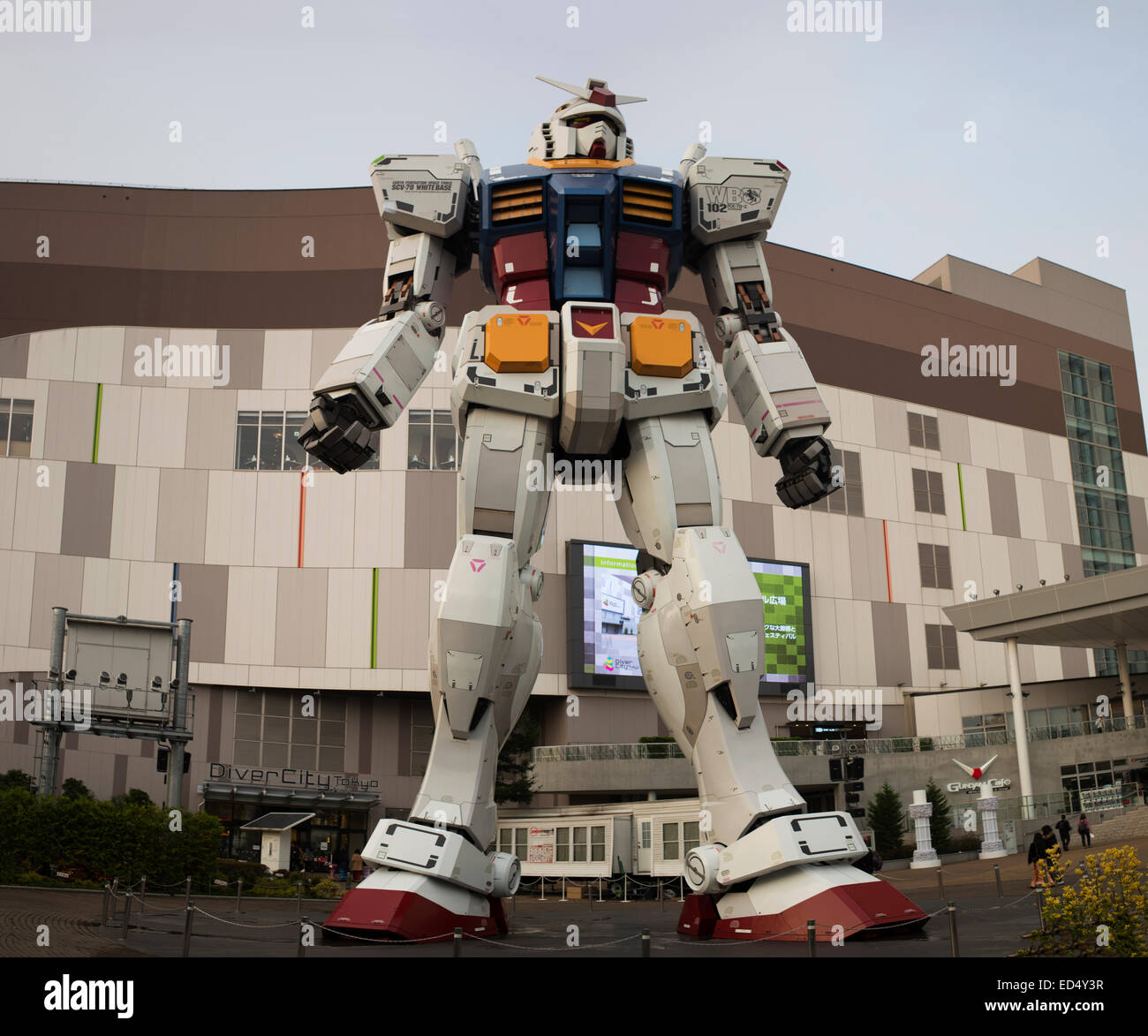 Gundam robot Odaiba, Tokyo, Japan. Stock Photo