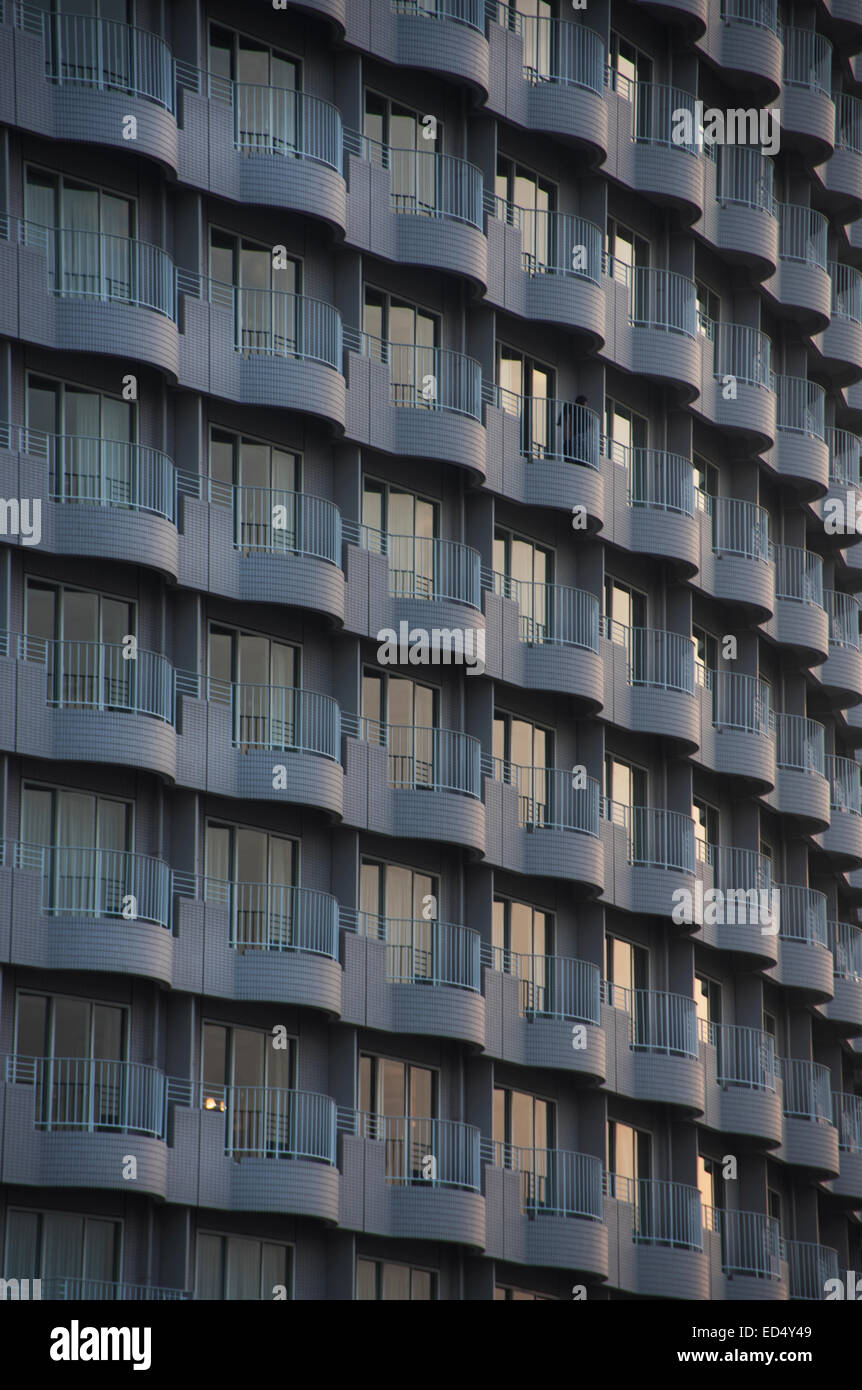 Apartments in Odaiba, Tokyo Bay, Japan. Stock Photo