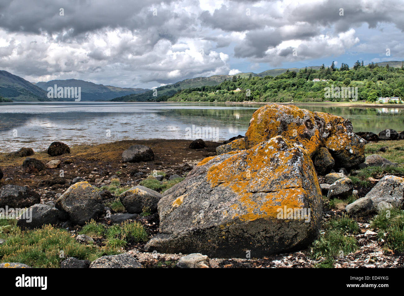 Loch Shiel in the Highlands of Scotland Stock Photo Alamy