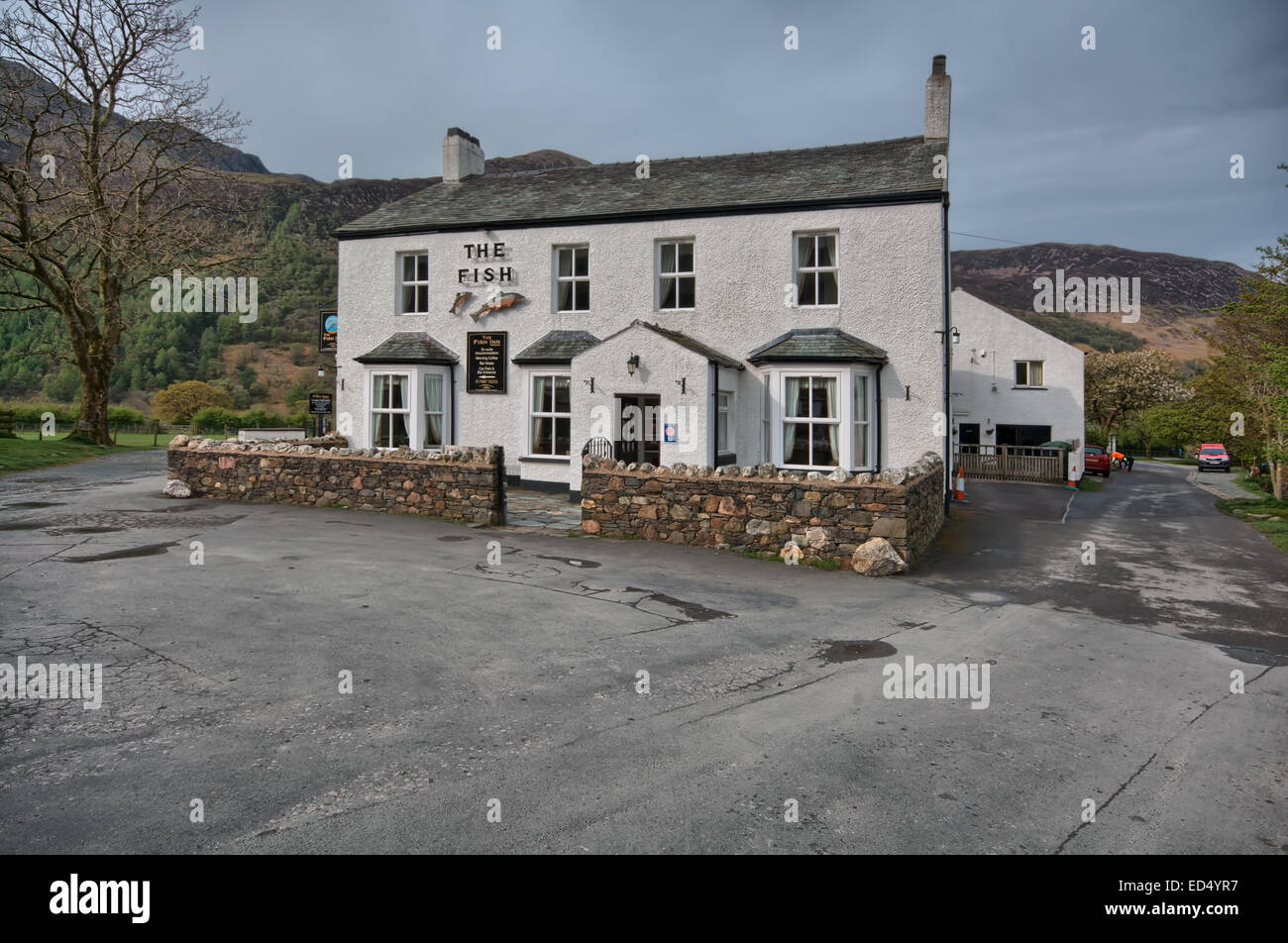 Fish Inn Buttermere The Fish Inn at Buttermere in the Lake District National Park, Cumbria ...