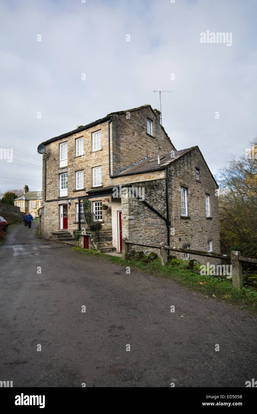 A scene from West Burton in Swaledale in the Yorkshire Dales National Park, North Yorkshire. Stock Photo