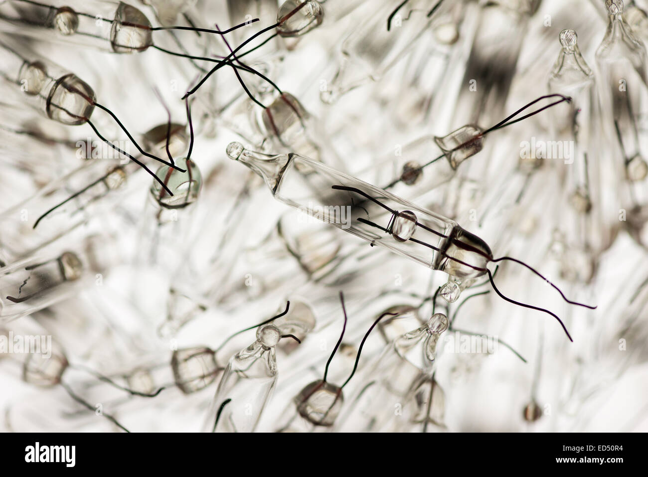 lots of old fashioned energy consuming tungsten filament light bulbs