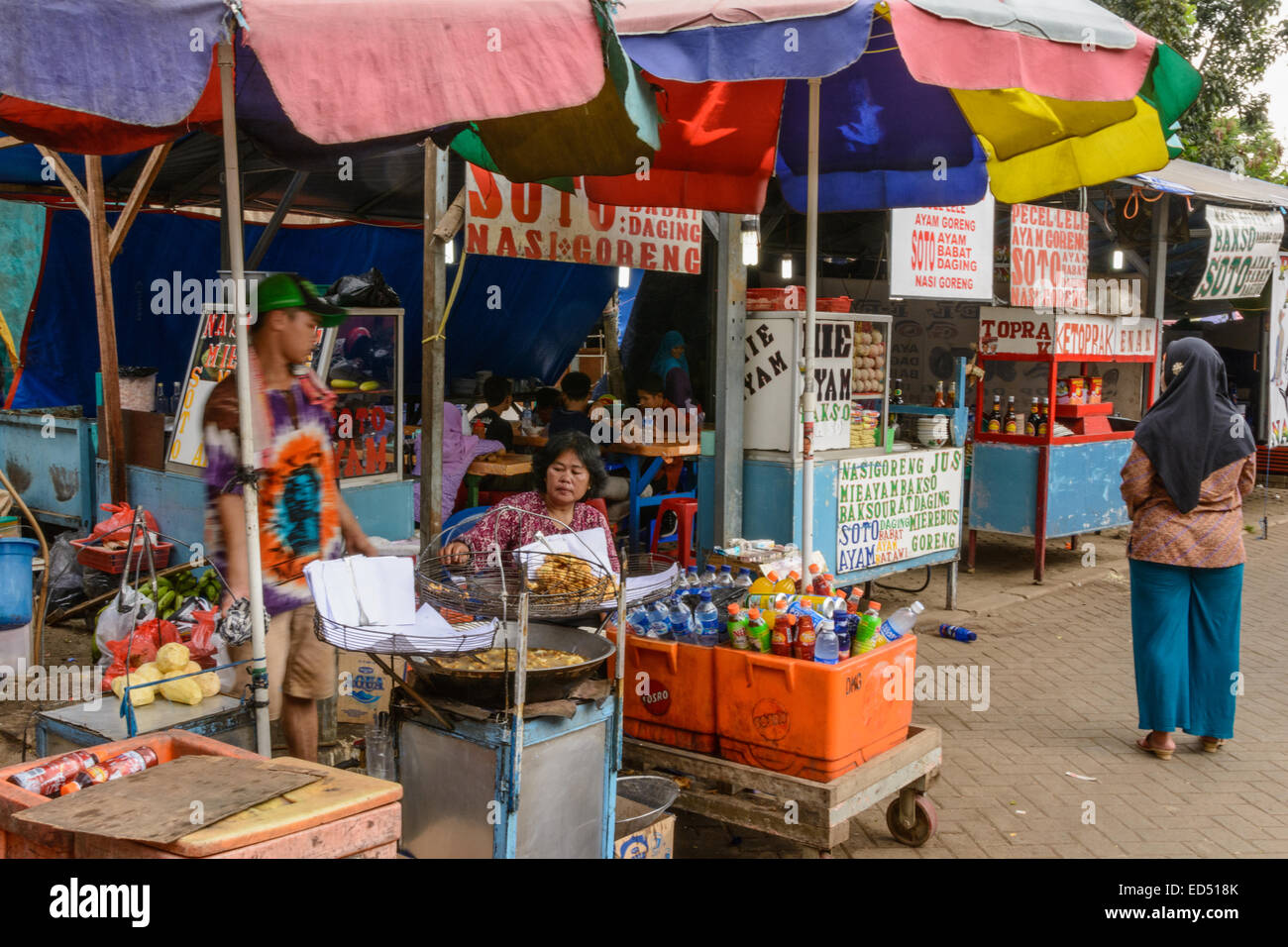 Jakarta food market monas hires stock photography and images Alamy