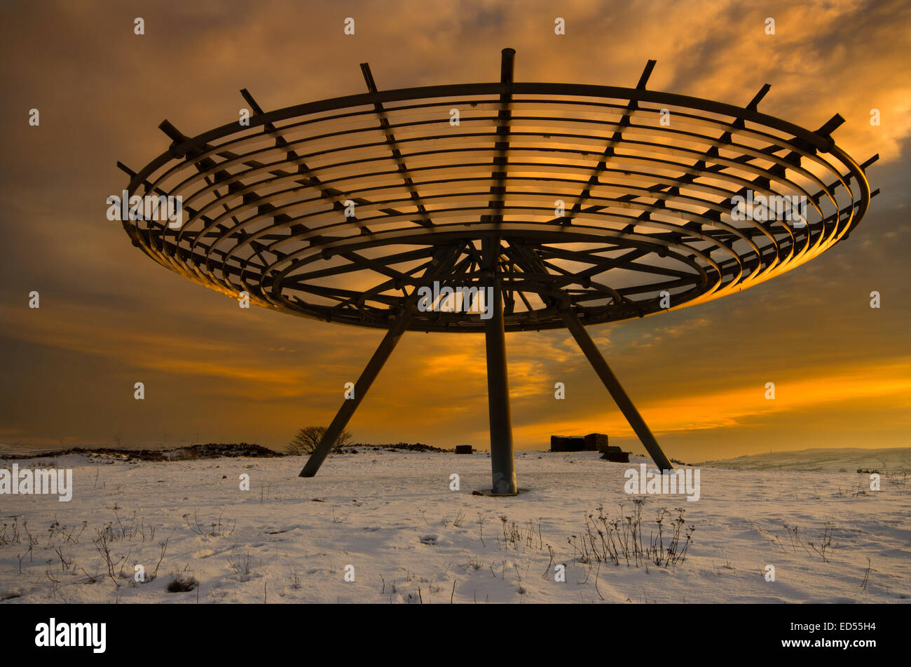 The Halo Panopticon as seen at Haslingden, Rossendale, Lancashire Stock ...
